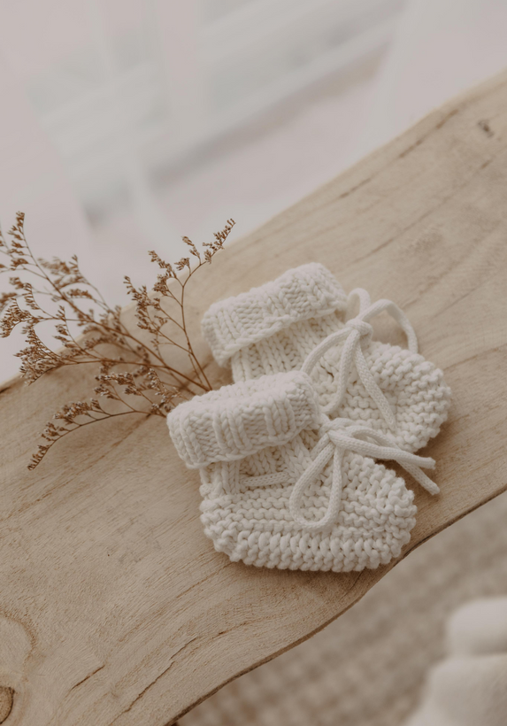 Handmade Organic Cotton Booties