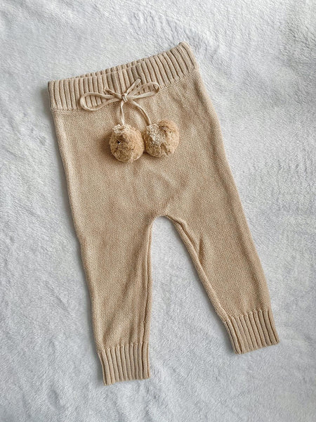 Oatmeal | Knit Pants