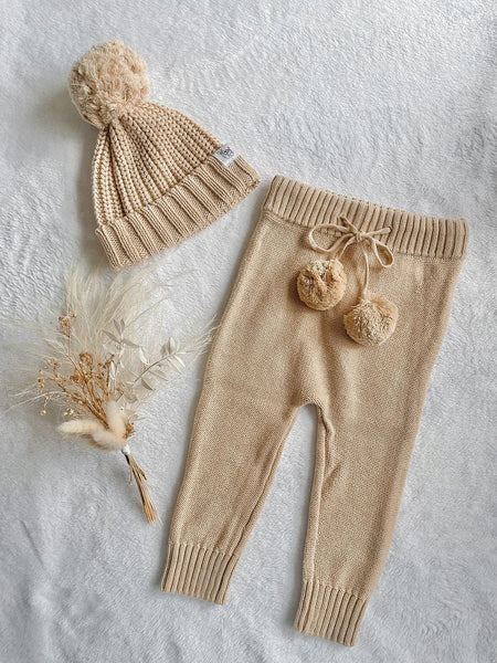 Oatmeal | Knit Pants