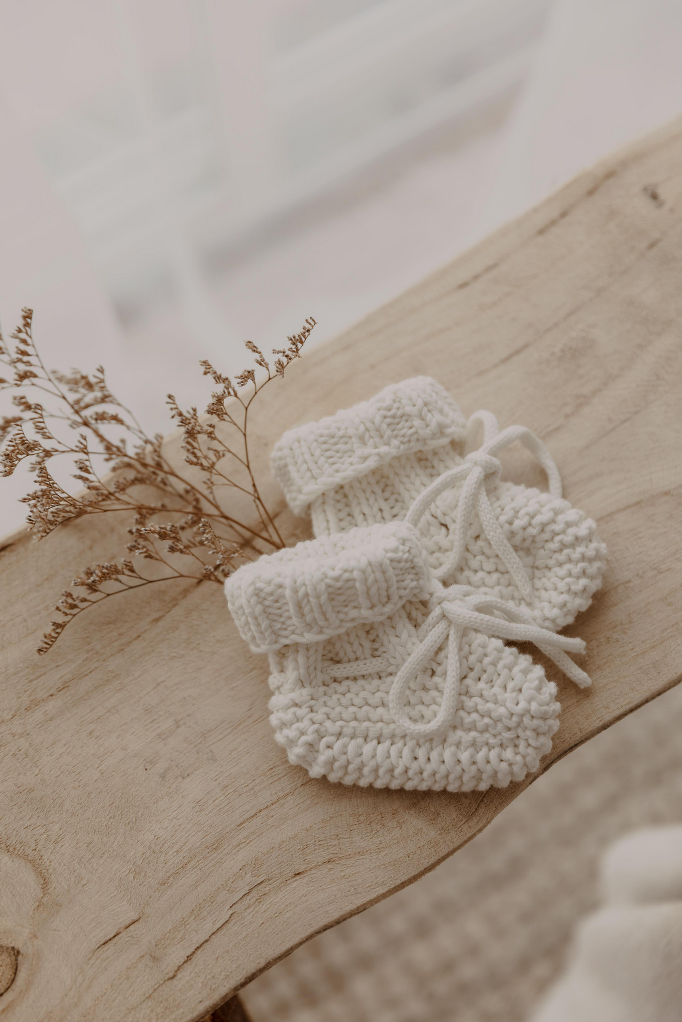 Handmade sales baby booties