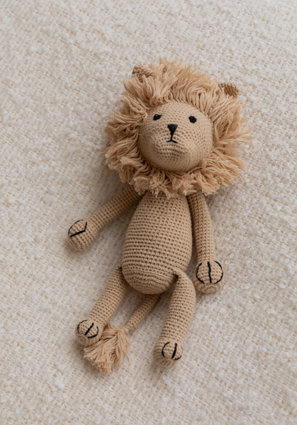 Handmade Crochet Lion Toy
